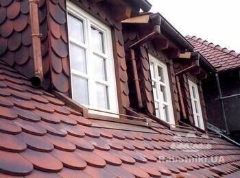Покрівельні та лицювальні роботи а приватному будинку 300 кв.м.