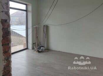 Малярные работы - частный дом новострой