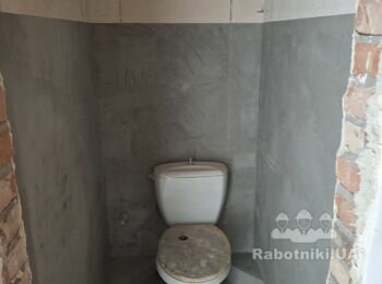 Ремонт підлоги і санвузла в 1 к квартирі 41 м2