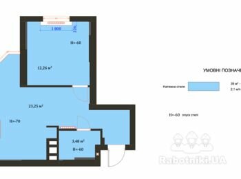 Ищем мастера по натяжным потолкам объект 39 м, Киев