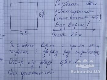 Будівництво коробки гаражу 3,5х6,2