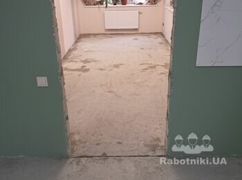 Укладання плитки на підлогу 22 м.кв.