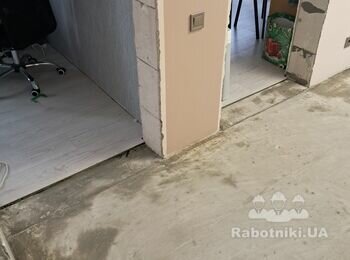 Укладання плитки на підлогу 22 м.кв.