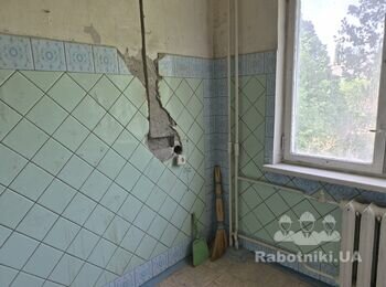 Демонтаж плитки.