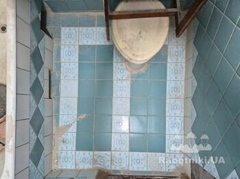 Демонтаж плитки.