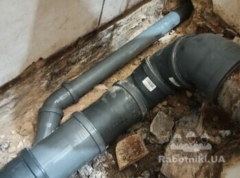 Стяжка пола в душе. 2 кв.м