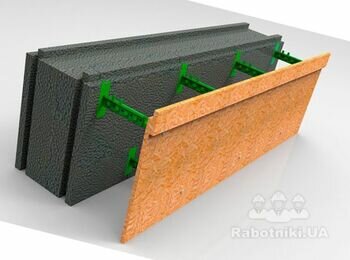 Влаштування стін з блоків Passive House