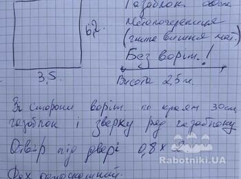 Будівництво коробки гаражу 3,5х6,2