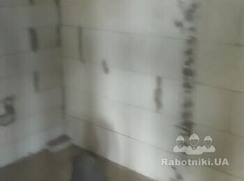 Монтаж перестенка из газобетона