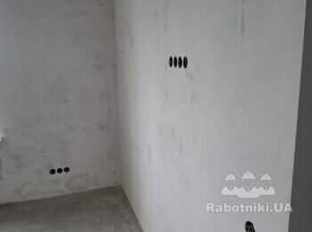 Ремонт підлоги і санвузла в 1 к квартирі 41 м2