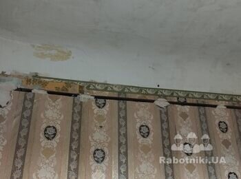 Штукатурные работы стен и потолка комнаты 13,2 кв.м