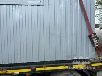 Перешивка профлиста на транспортабельному вагончику 80 м2