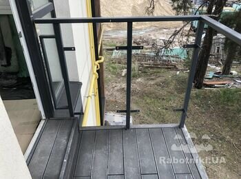 Профнастил Балкон. ЖК Радистов 40