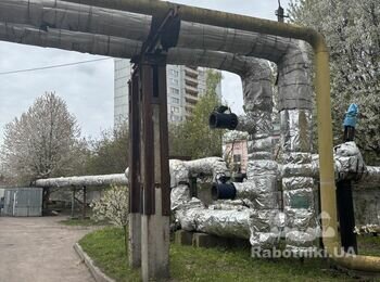 Монтаж тепломережі 600мм