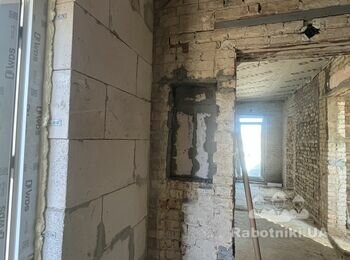 Фтукатурні роботи в будинку.