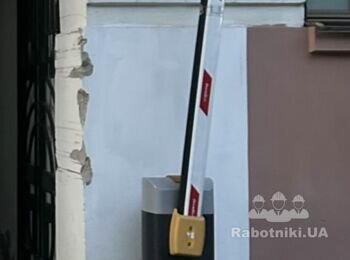 Монтаж шлагбаума