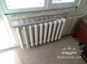 Установка подоконника