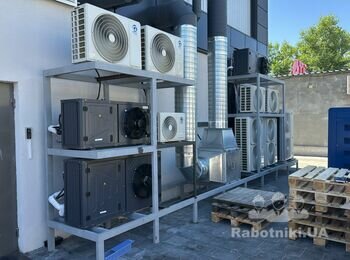 Влаштування огорожі навколо системи кондиціювання