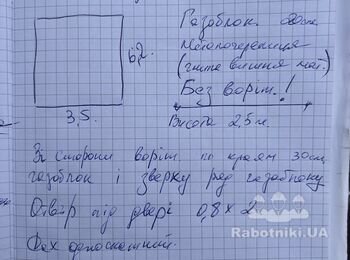 Будівництво коробки гаражу 3,6х6,2