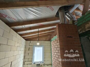 Утеплення мансарди + вагонка