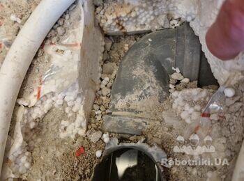 Замінити раструб і встановити душовий трап