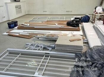 Погрузити КамАЗ будівельного сміття та перенести плити дсп з решітками