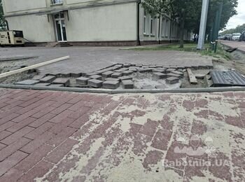 Монтаж тротуарної плитки
