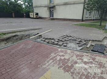 Монтаж тротуарної плитки