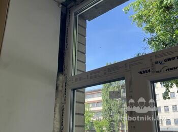 Ремонт укосів з гіпсокартону після заміни вікон, 50 м.п.