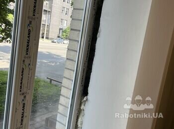 Ремонт укосів з гіпсокартону після заміни вікон, 50 м.п.