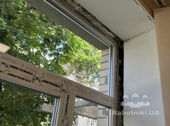 Ремонт укосів з гіпсокартону після заміни вікон, 50 м.п.