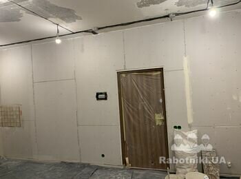 Шпаклівка 110м + фарбування 260м