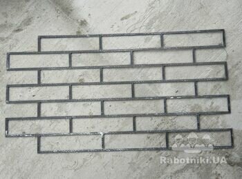 Декоративная штукатурка "под кирпич" порядка 60кв.м. внутри дома