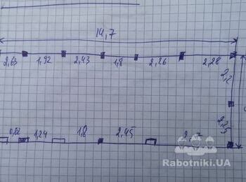 Реконструкція сараю 15,2 х3,8.