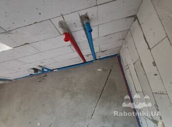 Укладка плитки, два санвузли Буча