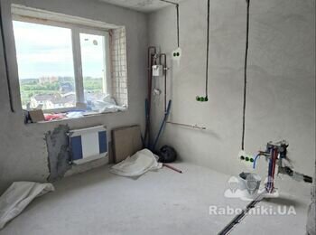 Штукатурна та малярні роботи квартира 45 кв.м. (Чабани)