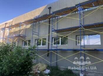 Утеплення фасаду 3100 м2 мінватою 150 мм з нанесенням декору