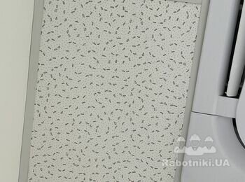Установка и покраска потолочной плитки
