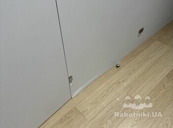 Ремонт коридора мосле протекания