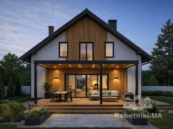 Утеплення фасаду будинку + гаражу під ключ, 184 м, Короїд, Дроговиж