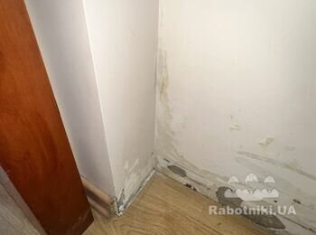 Локальний ремонт стін після затоплення, підготовка під фарбування