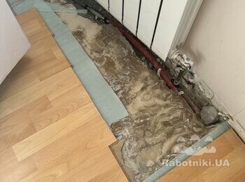 Локальний ремонт стін після затоплення, підготовка під фарбування