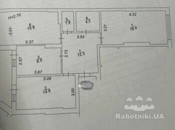 Ремонт под ключ 80м2