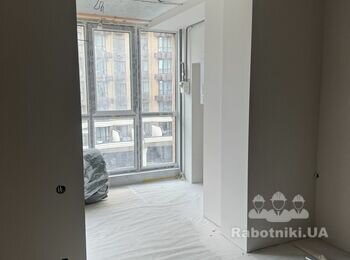 Чистовий монтаж розеток - вимикачей - LED