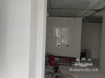 Чистовий монтаж розеток - вимикачей - LED