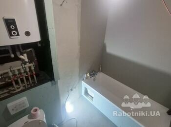 Укладка плитки 60 м2 в квартире новостроя. Чабаны