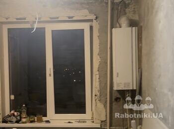 Укладка плитки в ванной комнате, трап под душ