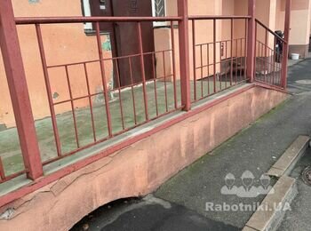 МОНТАЖ ГРАНІТУ(КАМІНЬ) НА ВХІДНУ ГРУПУ