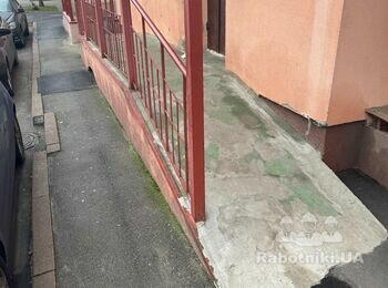 МОНТАЖ ГРАНІТУ(КАМІНЬ) НА ВХІДНУ ГРУПУ