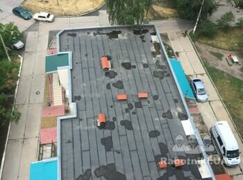 ОСББ покрівля 500 м, протікання в 3 місцях, руберойд або ПВХ-мембра